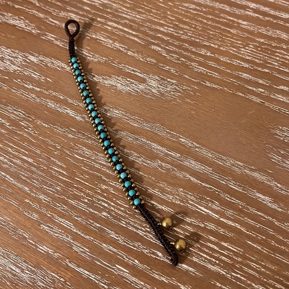 Turquoise bead bracelet - Picture 2 of 4